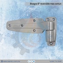 Bisagra 9" reversible mas comun
