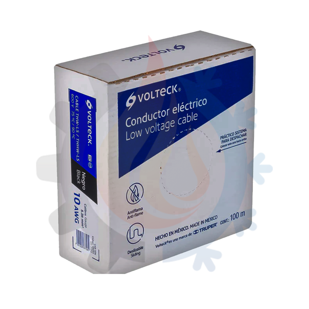 Cable por metro thhw-sl awg volteck 