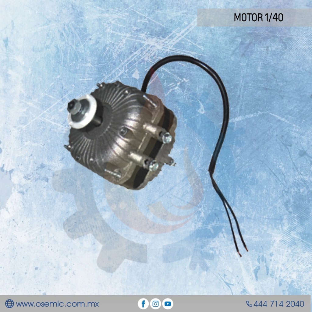 MOTOR 1/40 Hp MULTIPOSICIONES 110v