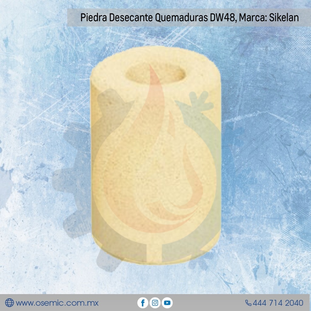 Piedra Desecante Quemaduras DW48, Marca: Sikelan