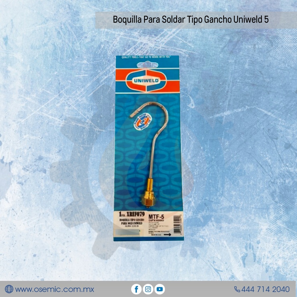 Boquilla Para Soldar Tipo Gancho Uniweld