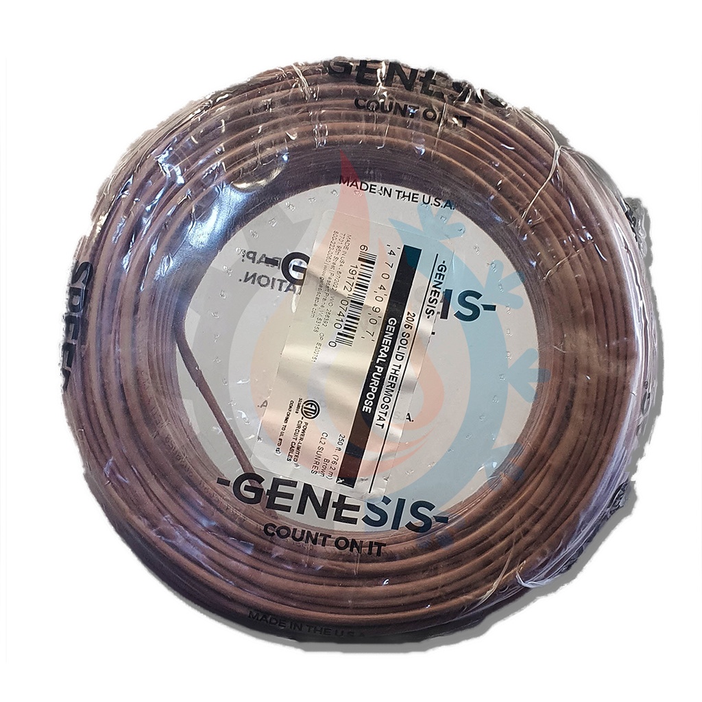 ROLLO CABLE TERMOSTATO GENESIS 20/5 PUNTA 47040907 250FT