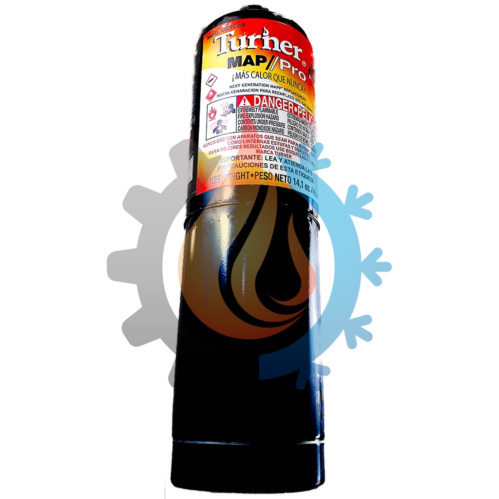 Gas Turner Nego 14.1 OZ, 3600F (Propano Negro)