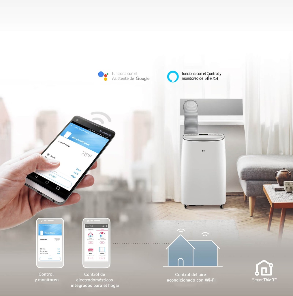 Aire Acondicionado Portátil - LG Inverter 