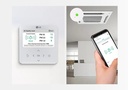Aire Acondicionado tipo cassette LG Inverter frio/calor de 3TR a 220/1/60 volts hasta SEER19, Fácil monitoreo y diagnóstico .