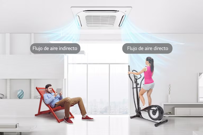 Aire Acondicionado Cassette - LG Inverter - 3 TR 