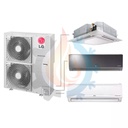 Unidad Condensadora Solo Frio Para Fan & Coil/Cassette/Suspendido LG Inverter De 4TR A 220/1/60volts, Compresor Scroll R1, Habilitado Con Blackfin, Para Resistencia A La Corrosión. Protección De Alto Y Bajo Voltaje. Rango De Operación -10°C A 50°C.