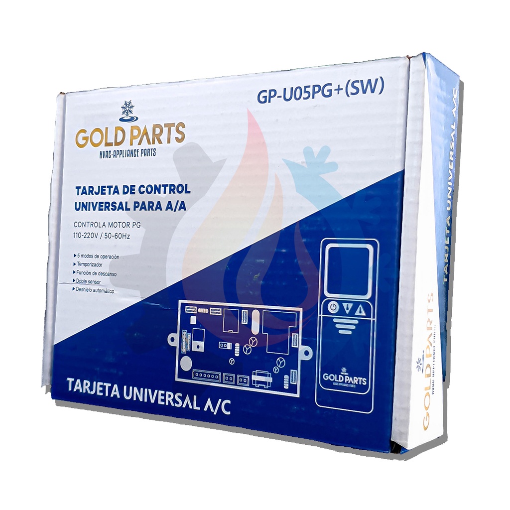 TARJETA UNIVERSAL PG GOLDPARTS 110/220V PG MOTOR