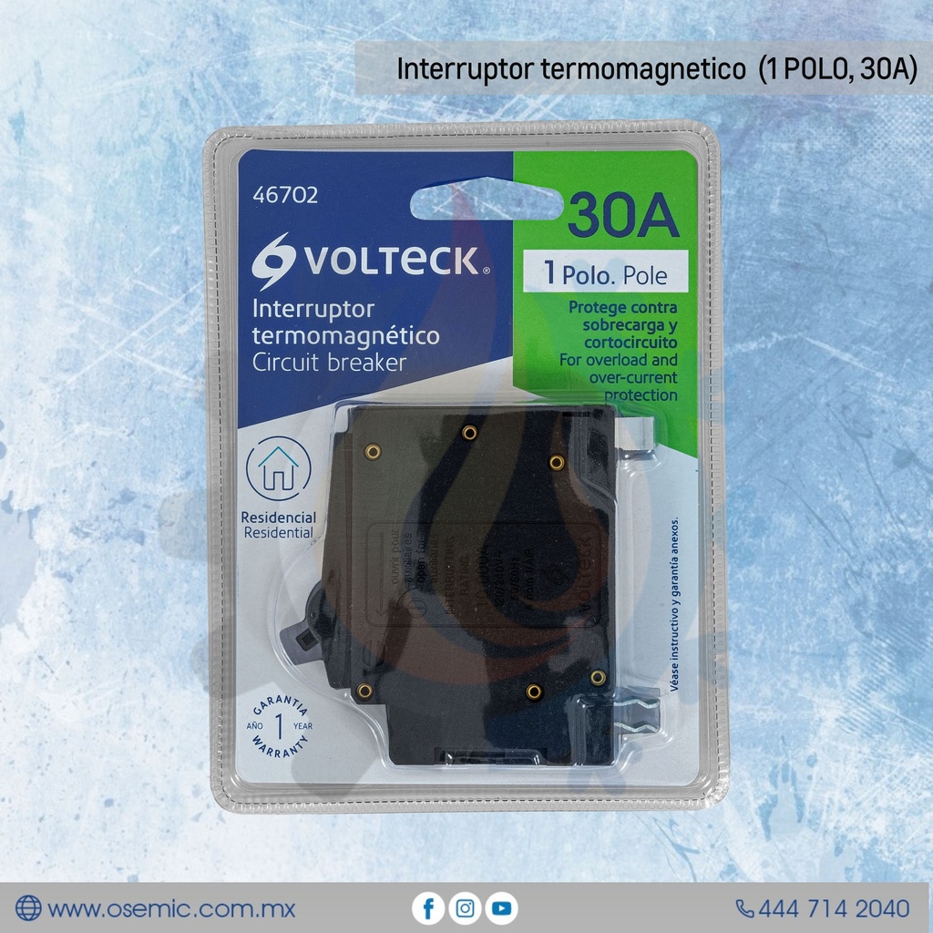 Interruptor termomagnetico 