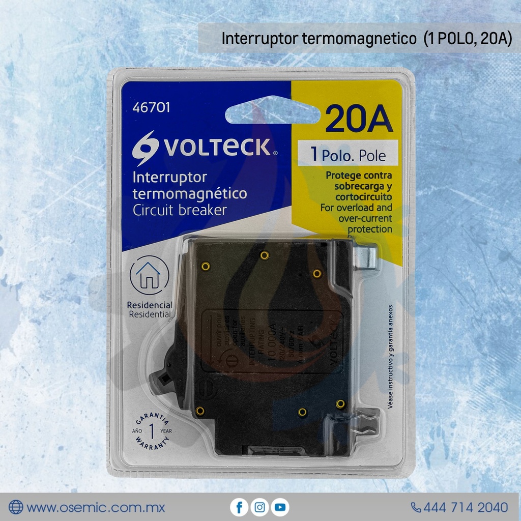 Interruptor termomagnetico 