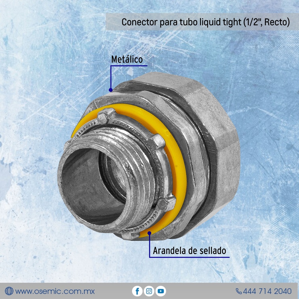 Conector para tubo liquid tight
