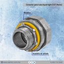 Conector para tubo liquid tight