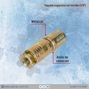 Taquete expansivo sin tornillo