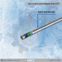 Tubo conduit pared delgada 3mts