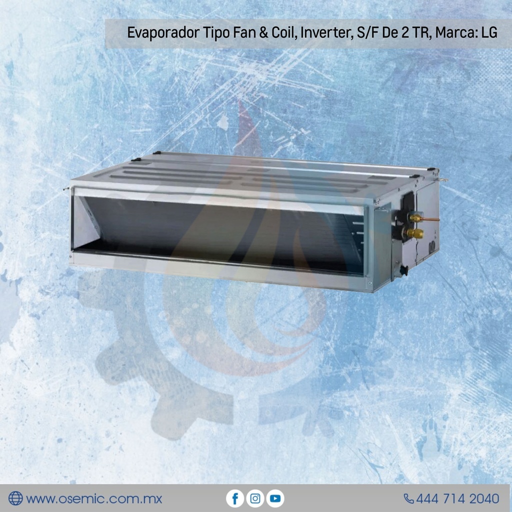 Evaporador Tipo Fan & Coil, Inverter, S/F De 2 TR, Marca: LG