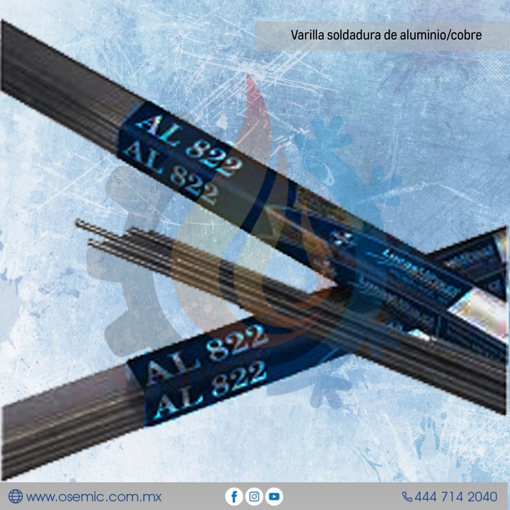 Varilla soldadura de aluminio/cobre