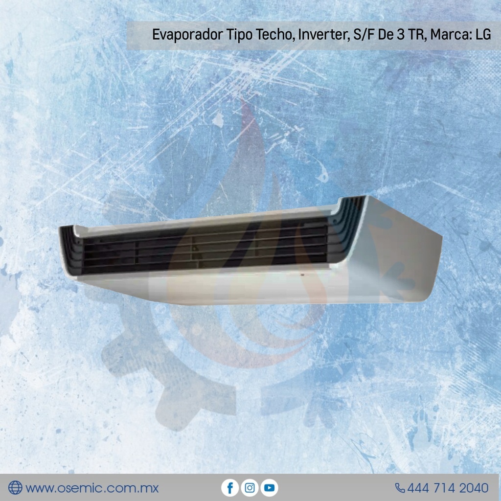 Evaporador Tipo Techo, Inverter, S/F De 3 TR, Marca: LG