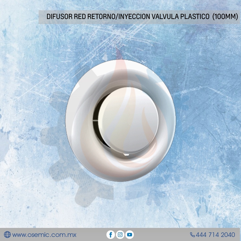 DIFUSOR RED RETORNO/INYECCION VALVULA PLASTICO 