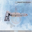 Bisagra 9” reversible plana 