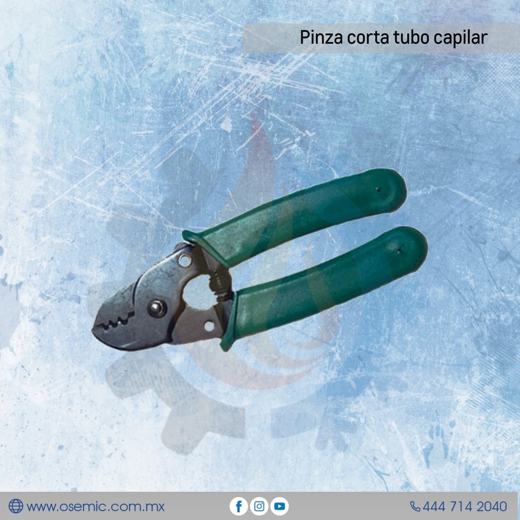 Pinza corta tubo capilar