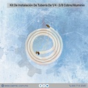 Kit De Instalación De Tubería De 1/4 -3/8 Cobre/Aluminio, Largo: 4 Mts, Marca:  Coldtek