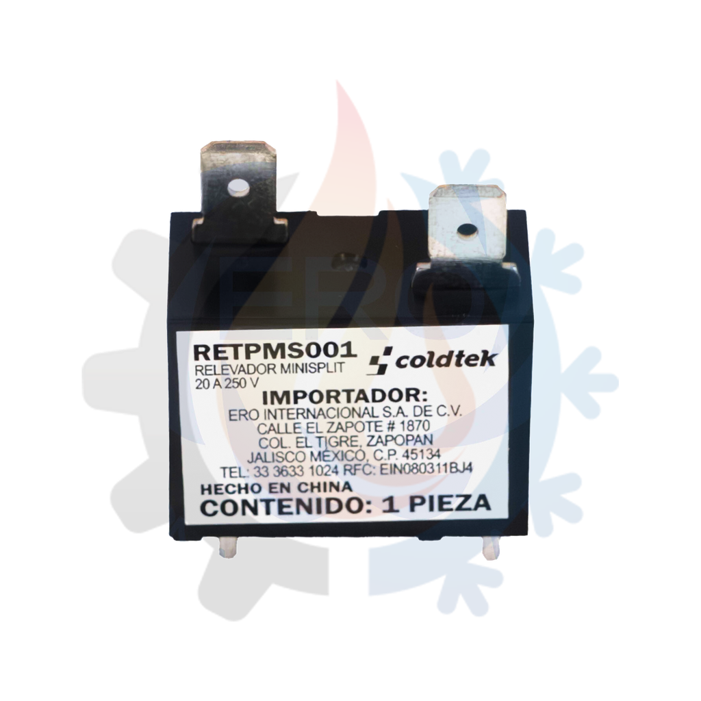 Relay para Minisplit 20A, 250V, Sanyo