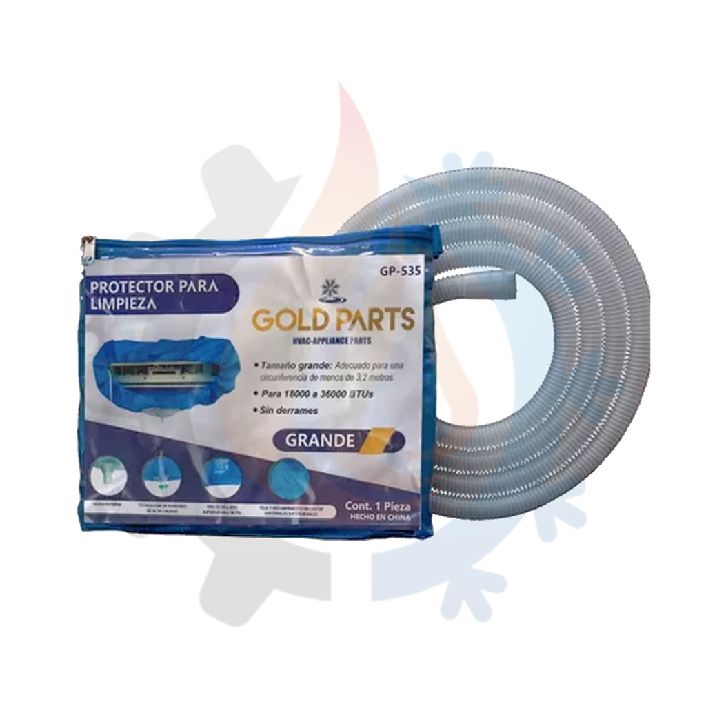 Kit Bolsa Limpieza Para Mini Split De 1 A 3 Ton, Marca: Gold Parts