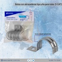 Bolsa con abrazaderas tipo uña para tubo 