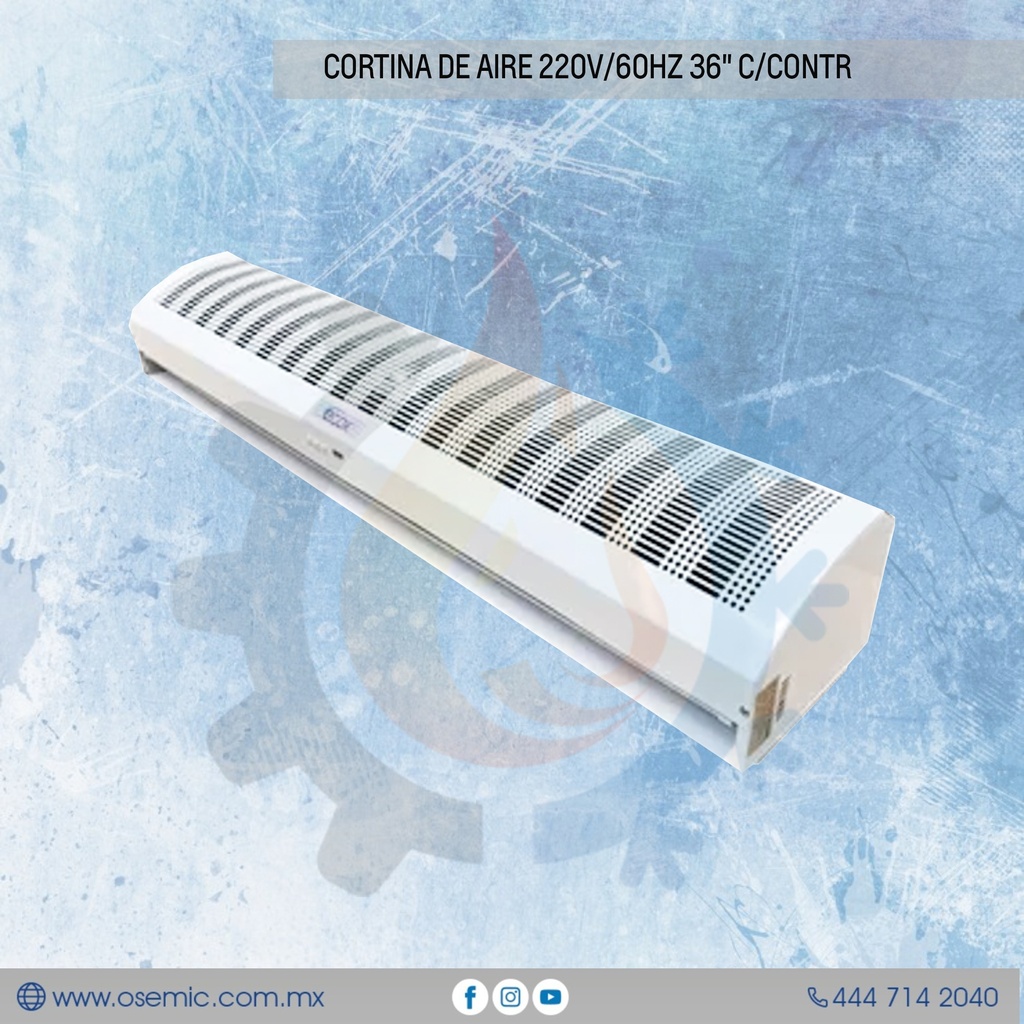 CORTINA DE AIRE 220V/60HZ 36" C/CONTROL