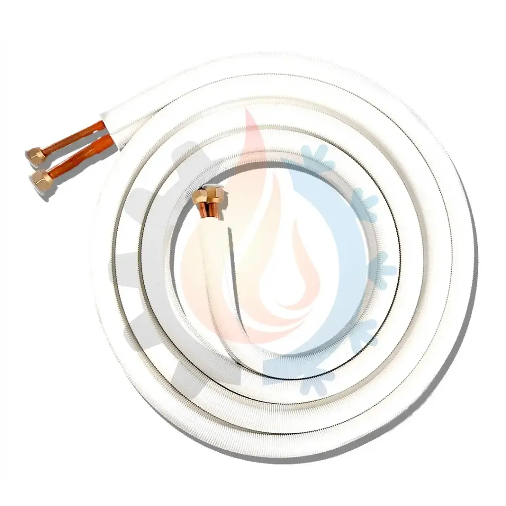 [KTMNCX014_038] Kit De Instalación De Tubería De 1/4 -3/8 Cobre/Aluminio, Largo: 4 Mts, Marca:  Coldtek
