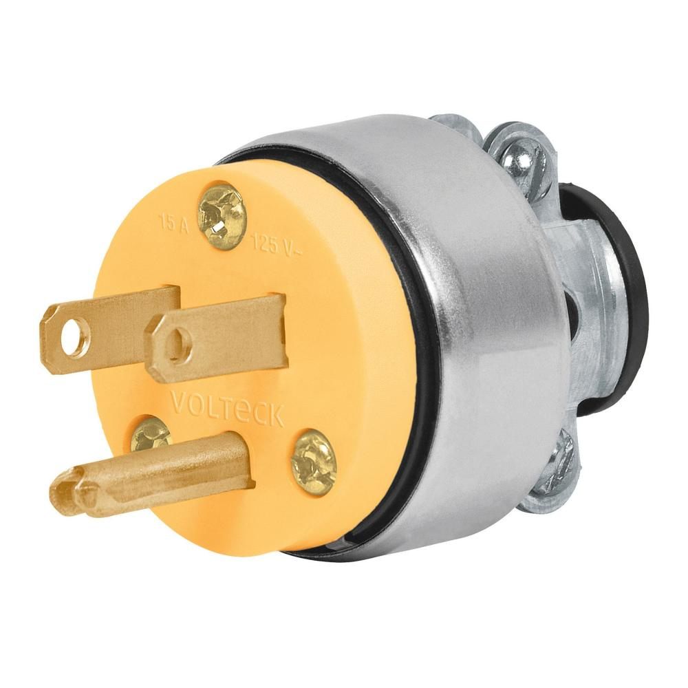 [46202] Clavija industrial blindada aterrizada, 2 polos + tierra