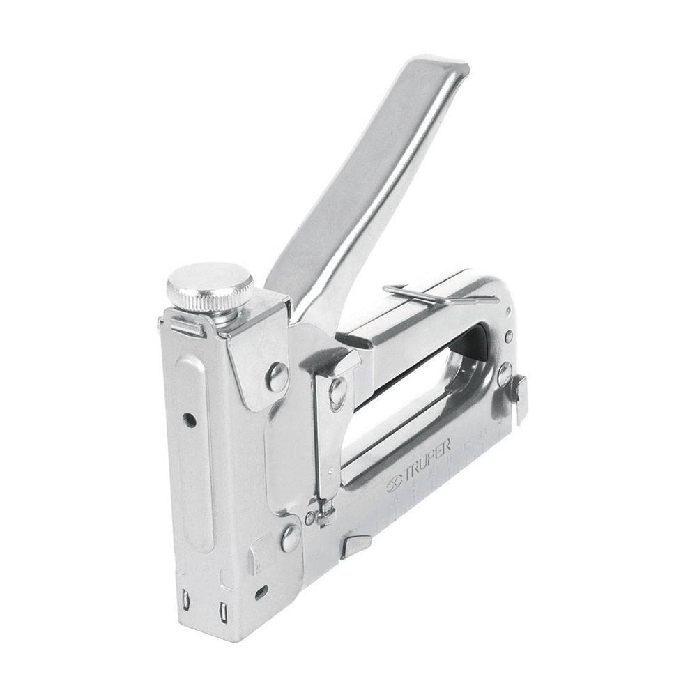 Engrapadora tipo pistola para 1/4", 5/16", 3/8" con 200 grapas