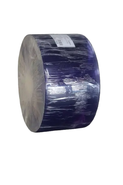 Rollo Cortina Hawaiana COLDTEK, Azul Transparente, Sin Costuras (-20C a 50C), 200mm Ancho x 2mm Espesor x 50mts Largo VIN-RL8