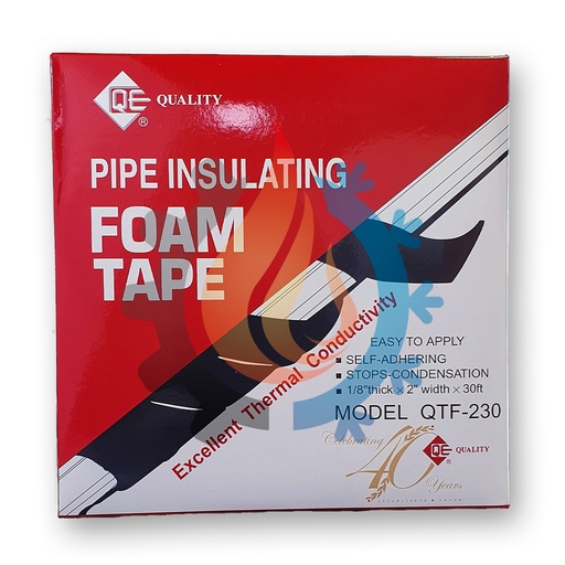[QFT230] Cinta Foam de 2” X 30´, Marca: QE