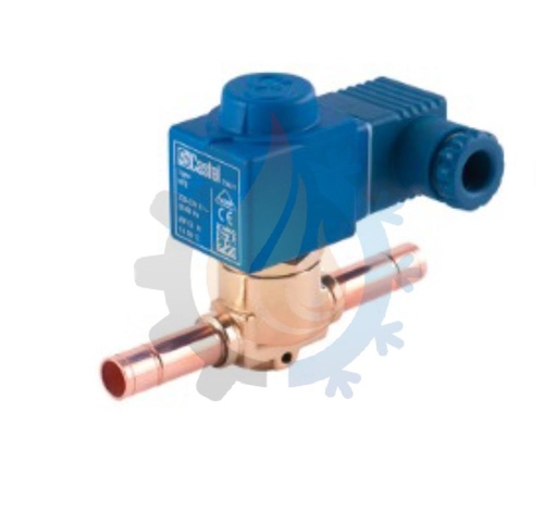 Válvula Solenoide Soldable, Marca: Castel