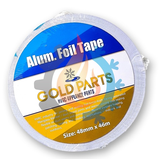 [GP-AF01] Cinta Aluminio, 2", Marca: Gold Parts