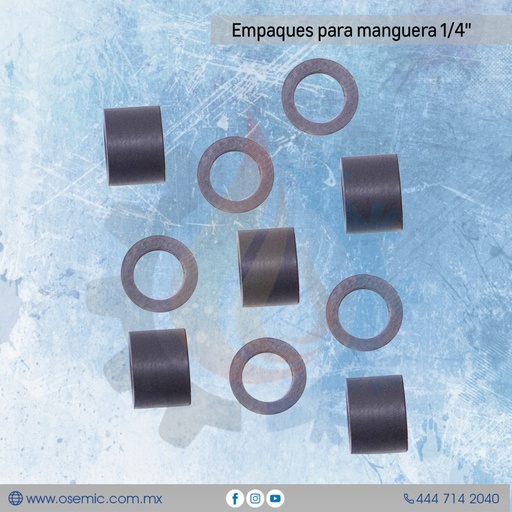 [HX14N-100] Empaques para manguera 1/4"