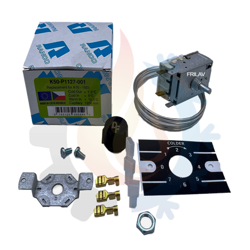[TERAEB002] Termostato De Control De Temperatura Para Refrigerador, Modelo: K50-1127-001, Marca: Ranco