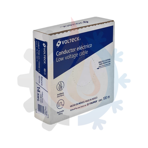 Cable por metro thhw-sl awg volteck 