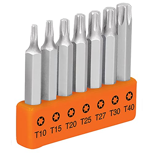 [17796] Juego de 7 puntas torx combinadas largo 2"