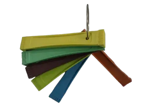 [FCR6] Peine para serpentin 6 piezas Colores
